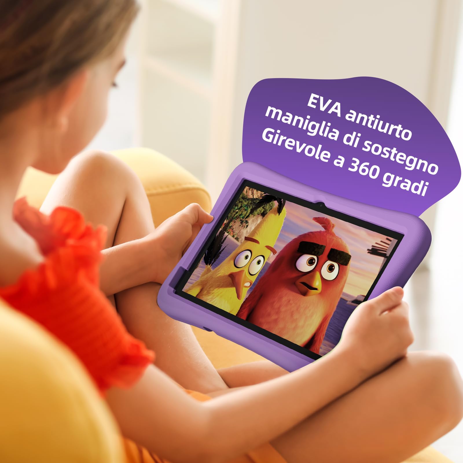 Plimpton PlimPad Kids20 Purple Android Tablet 14 WiFi, Octa-core